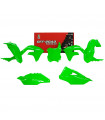 KIT PLASTICOS VERDE NEON (5 PZS)  KAWA KXF 450 2019