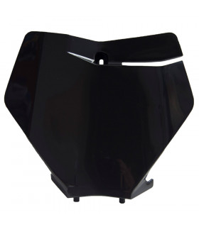 PLACA FRONTAL PORTANUMEROS NEGRA  KTM SX-SXF-EXC-EXCF 2019
