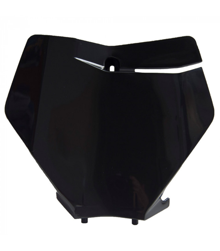 PLACA FRONTAL PORTANUMEROS NEGRA  KTM SX-SXF-EXC-EXCF 2019