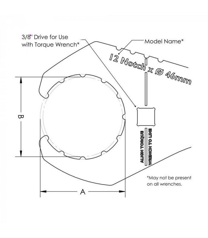 BB WRENCH BSA30, 12x46.