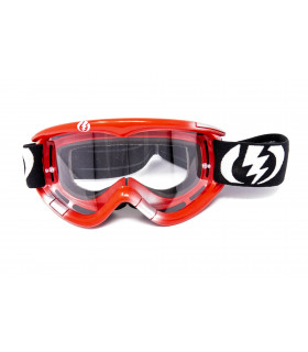 MÁSCARA ELECTRIC EG1 ROJA (LENTE TRANSPARENTE)