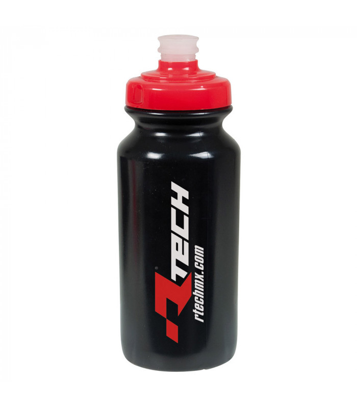 RIÑONERA RTECH CON BOTELLA NEGRA-ROJA