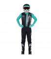 PANTALON MX ZERO RAIDER BLACK/AQUA LIGHT.
