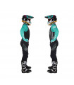 PANTALON MX ZERO RAIDER BLACK/AQUA LIGHT.