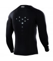 CAMISETA COMPRESSION ZERO STAPLE LASER CUT BLACK.
