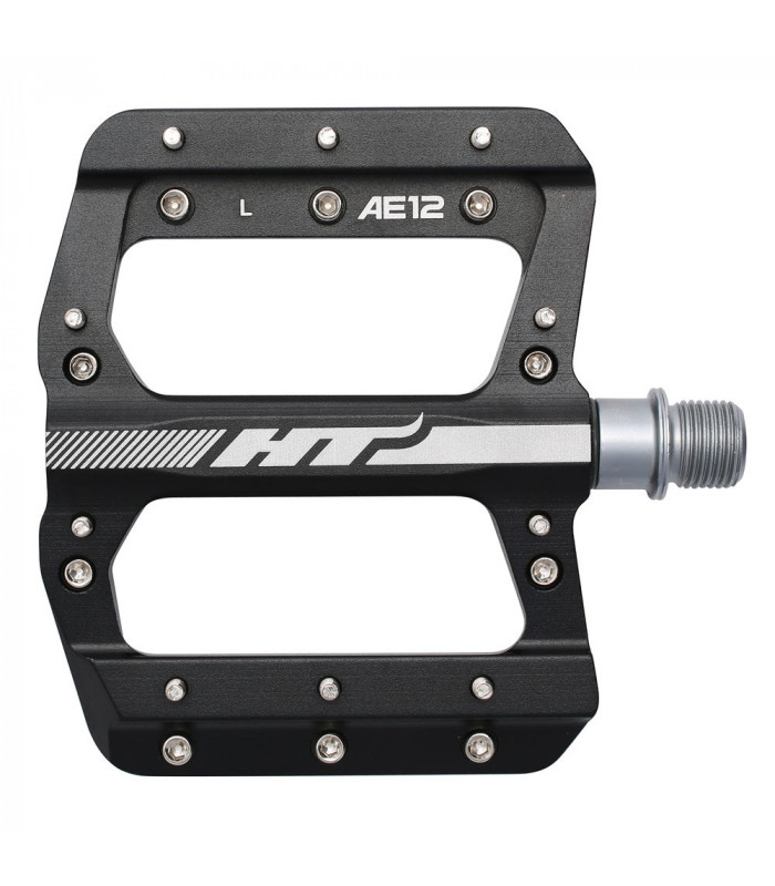 PEDALES HT PLATAFORMA AE12 NEGROS