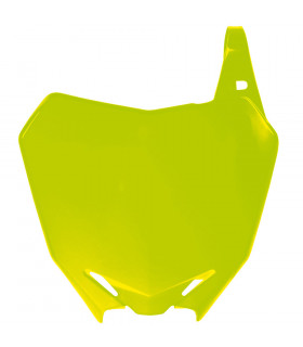 PLACA FRONTAL PORTAN. AMARILLA NEON  RMZ 250 2010-16/450 2008-16