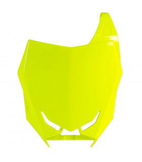 PLACA FRONTAL PORTAN. NEON YELLOW  SUZUKI RMZ 450 ' 2018
