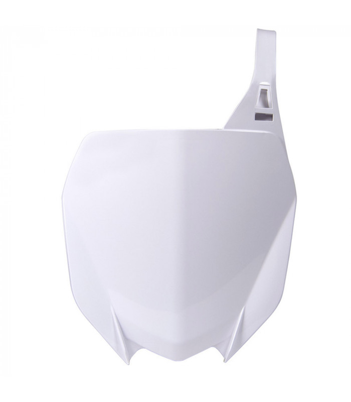 PLACA FRONTAL PORTANUM. BLANCA  YAMAHA YZF 450 ' 2018