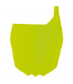PLACA FRONTAL PORTANUMEROS AMARILLO NEON  YZ 2015-16 / YZF 2010-16