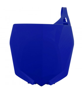 PLACA FRONTAL PORTANUM. AZUL  YZ 2015-16 /YZF 2010-16