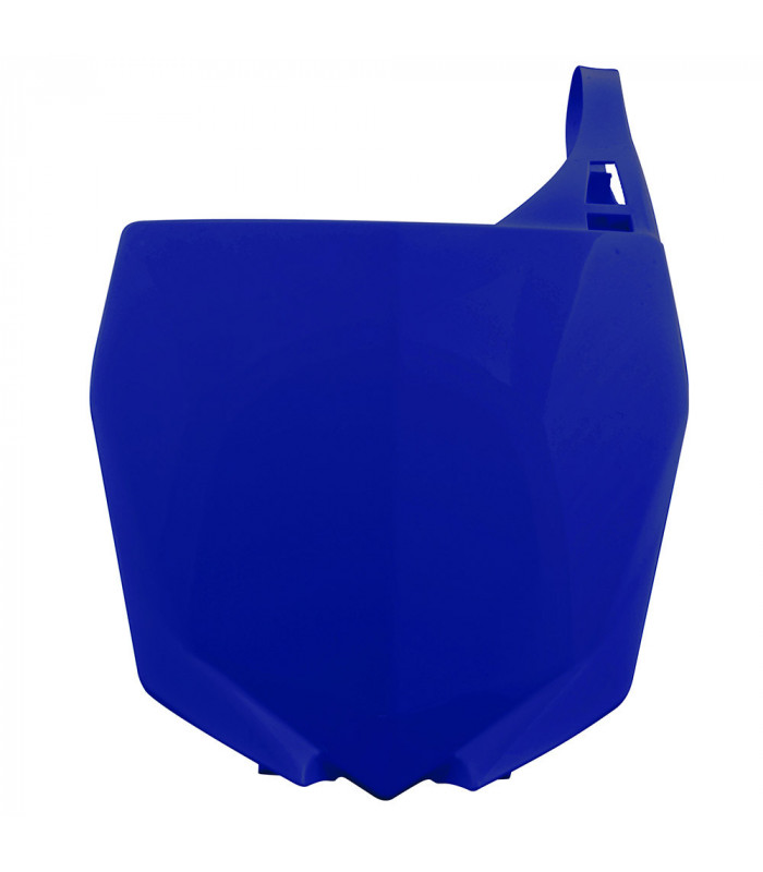 PLACA FRONTAL PORTANUM. AZUL  YZ 2015-16 /YZF 2010-16