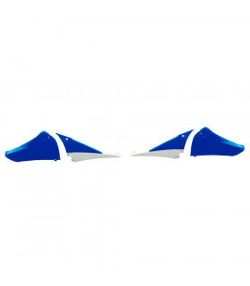 TAPAS RADIADOR AZUL/BLANCAS   YZF 450 ' 2010-13