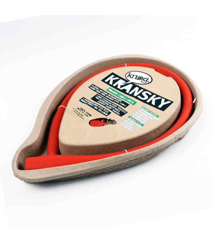 CANDADO KNOG KRANSKY (ROJO)