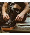 ZAPATILLA FLAT AFTON KEEGAN BLACK/HEATHERED