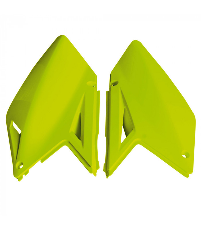 TAPAS LATERALES AMARILLAS NEON  SUZUKI RMZ 450 ' 2008-16