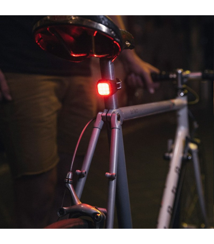 LUZ TRASERA KNOG BLINDER MINI NINER (NEGRA)