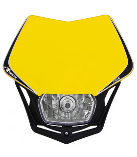 PORTAFARO UNIV. V-FACE AMARILLO  HALOGENO