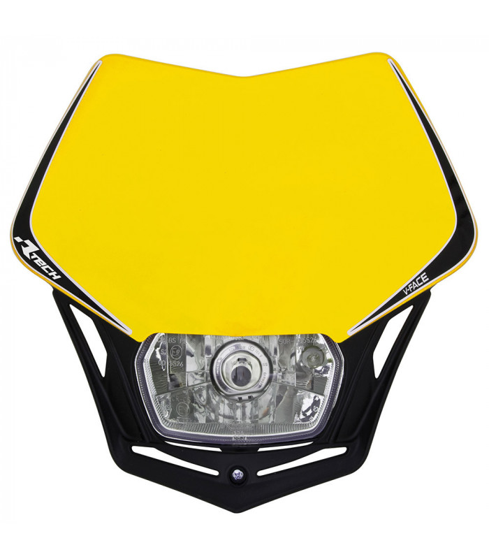 PORTAFARO UNIV. V-FACE AMARILLO  HALOGENO
