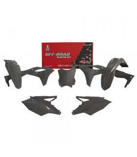 KIT PLASTICOS QUANTUM GREY  KAWA KXF 250 2017-19