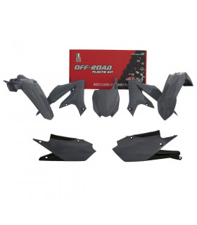 KIT PLASTICOS QUANTUM GREY (6 PZS.)  YAMAHA YZF 250 2019 / 450 2018-19