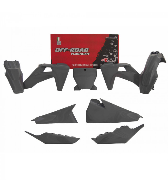 KIT PLASTICOS QUANTUM GREY (6 PZS.)  HUSQVARNA TC FC ' 2019