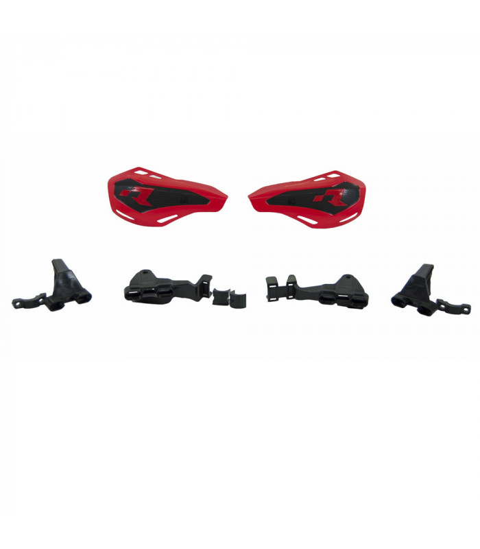 PARAMANOS HP1 ROJOS (CON KIT DE MONTAJE)