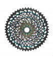 CASSETTE SRAM XG-1299 EAGLE 12 VELOCIDADES (10-50 DIENTES/RAINBOW)