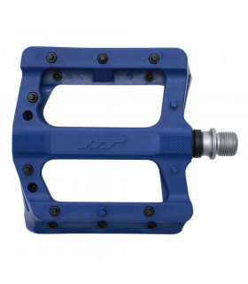 PEDALES HT PLATAFORMA MTB PA01A ROYAL BLUE  PINS METALICOS.
