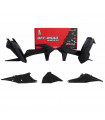KIT PLASTICOS NEGROS (5 PZS).  KTM 125-500 ' 2020