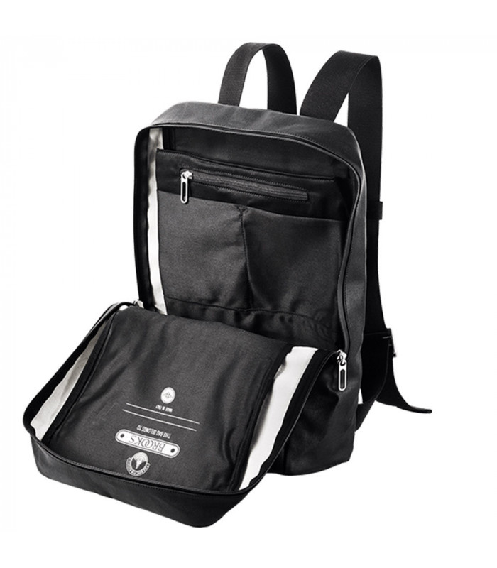 MOCHILA BROOKS PICKZIP COT CANVAS 10L. TOTAL BLACK
