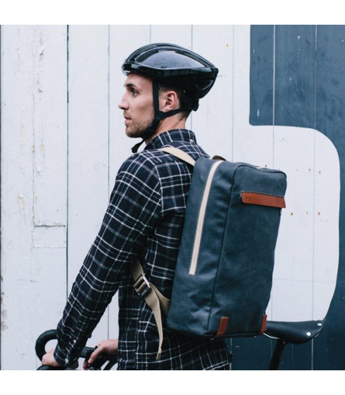 MOCHILA BROOKS PICKZIP COT CANVAS 10L. GREY/HONEY