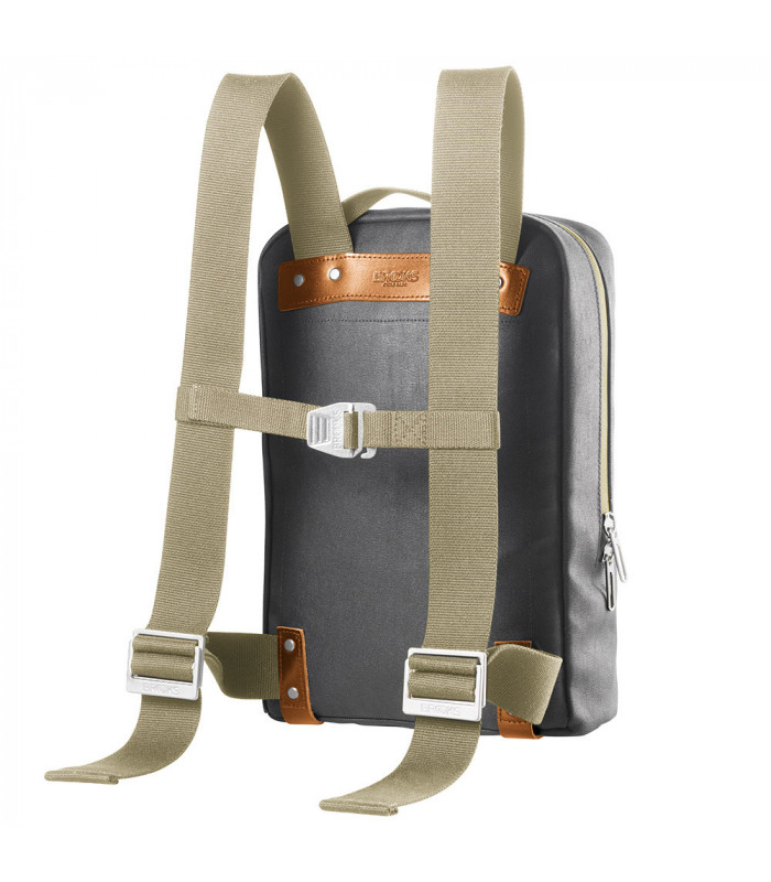 MOCHILA BROOKS PICKZIP COT CANVAS 10L. GREY/HONEY