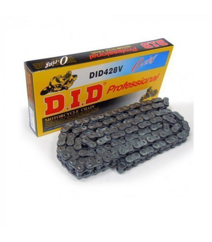 DID 428 V O-RING BLACK CHAIN (140 LINKS)