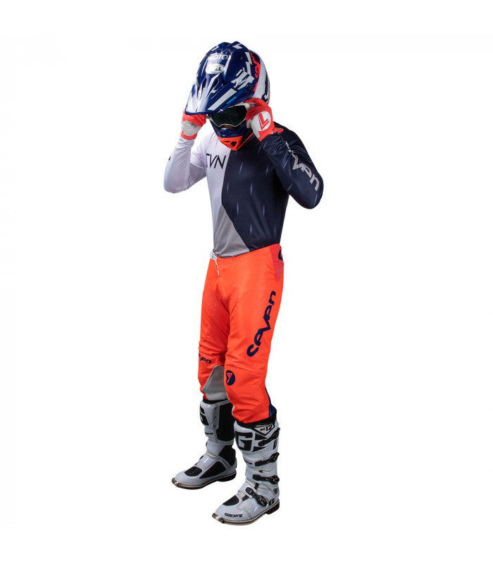 SEVEN ANNEX BORTZ JERSEY (CORAL/NAVY)