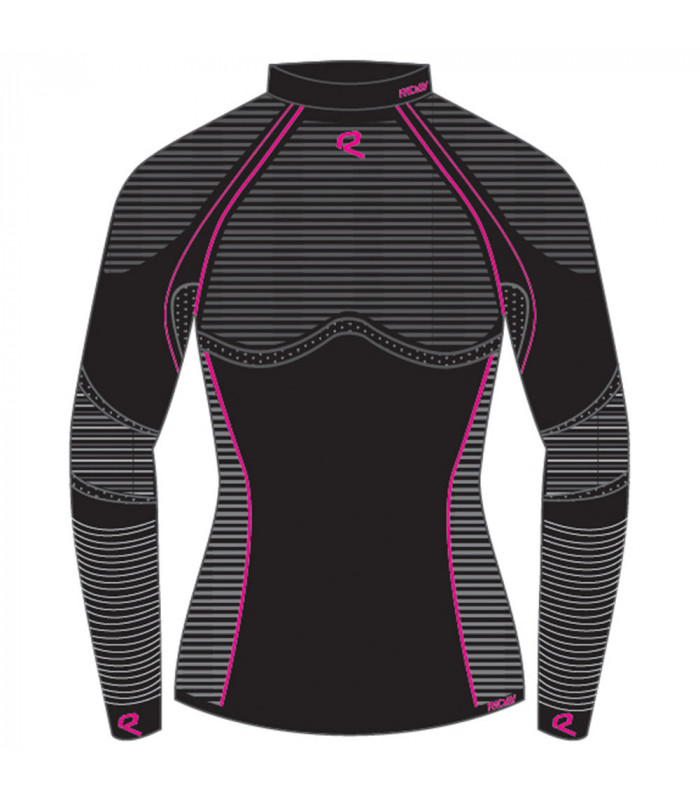 RIDAY WOMAN LONG SLEEVES T NECK SHIRT (HEAVY WEIGHT)