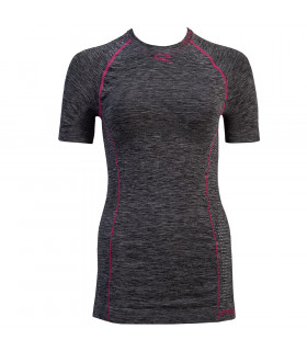 RIDAY WOMAN SHORT SLEEVES ROUND NECK SHIRT (MEDIUM WEIGHT)