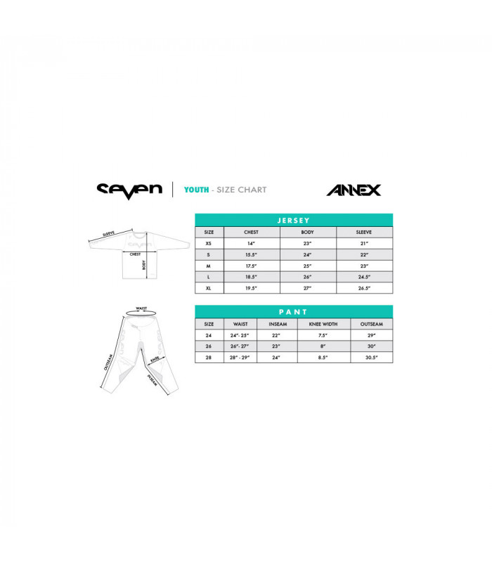 SEVEN ANNEX STAPLE YOUTH PANTS (BLACK)
