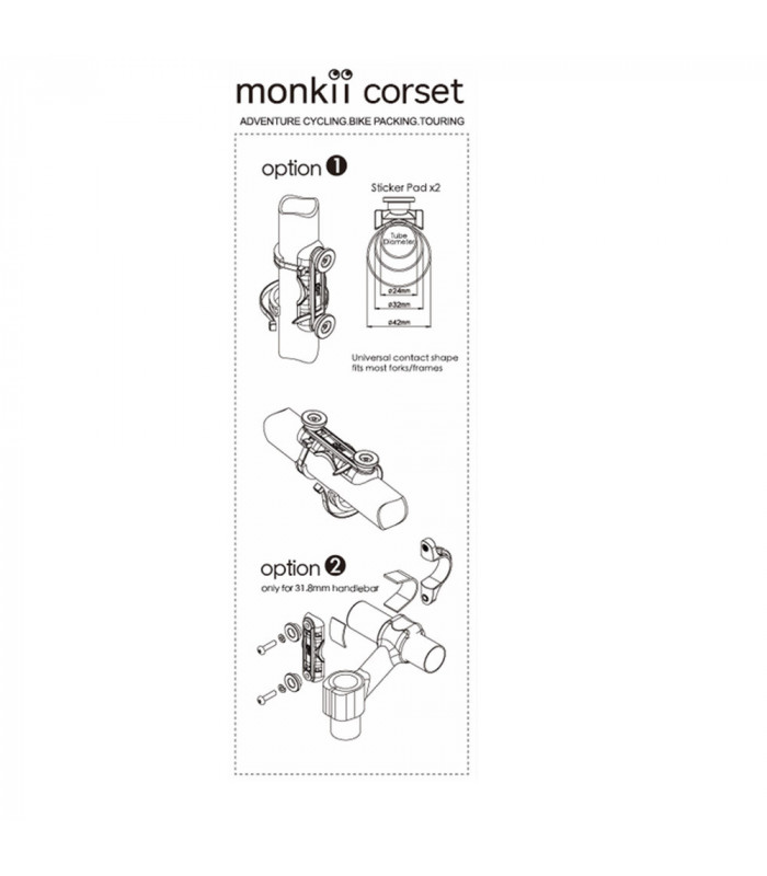 DOM MONKII CORSET (BLACK)