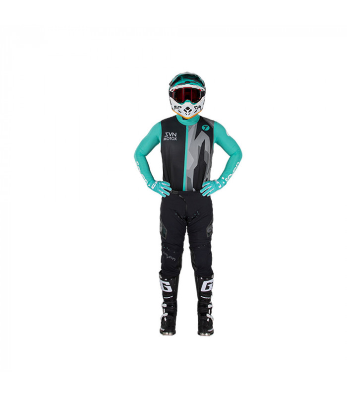 SEVEN ZERO CROSSOVER GLOVES (AQUA)
