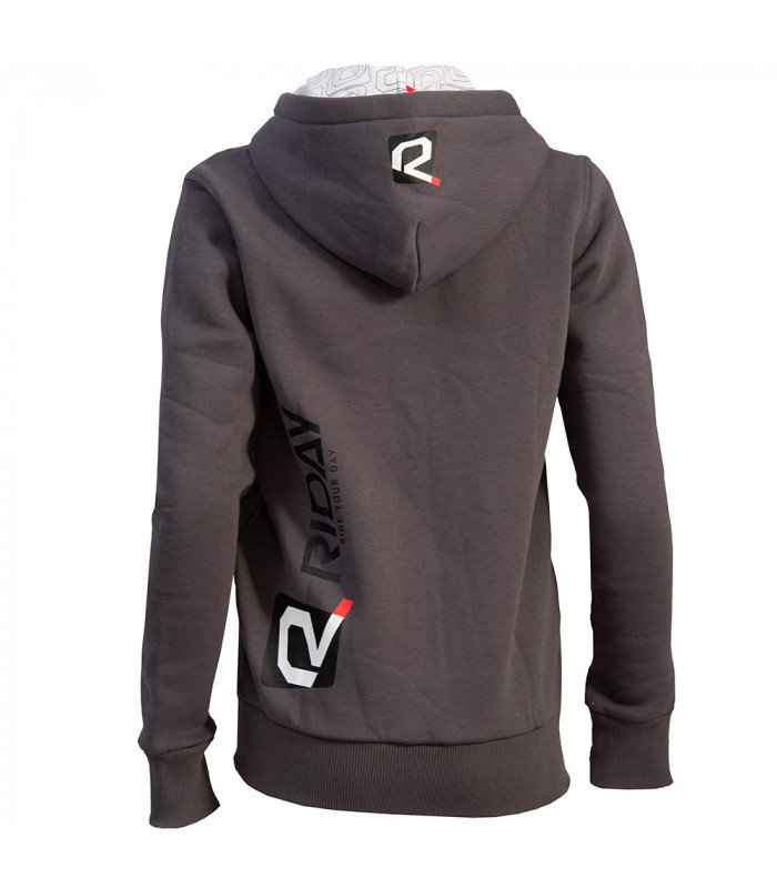 SUDADERA RIDAY MUJER (GRIS OSCURO)