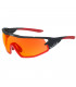 BOLLE B-ROCK MATTE BLACK SUNGLASSES (PHAMTOM BROWN RED LENS)