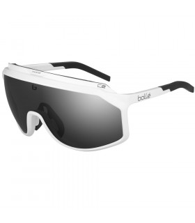 BOLLE CHRONOSHIELD SHINY WHITE SUNGLASSES (TNS GUN LENS)