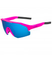 BOLLE LIGHTSHIFTER MATTE PINK SUNGLASSES (BROWN BLUE LENS)