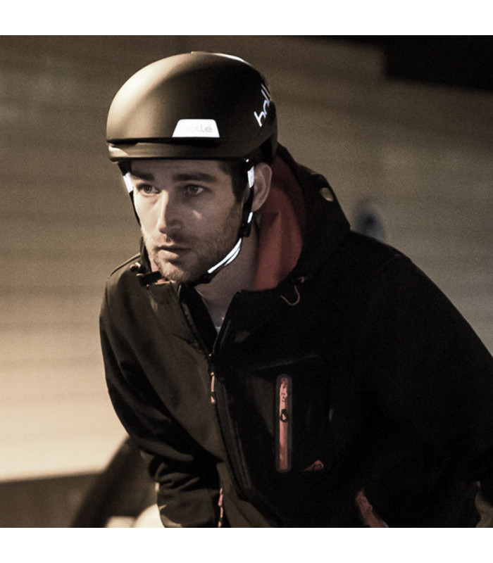 BOLLE MESSENGER PREMIUM HI-VIS HELMET (BLACK)