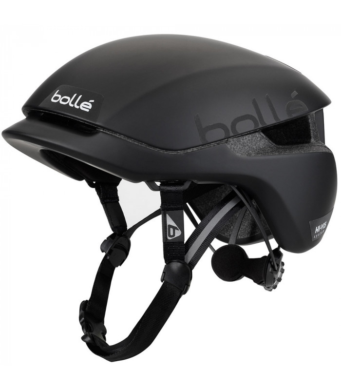BOLLE MESSENGER PREMIUM HI-VIS HELMET (BLACK)