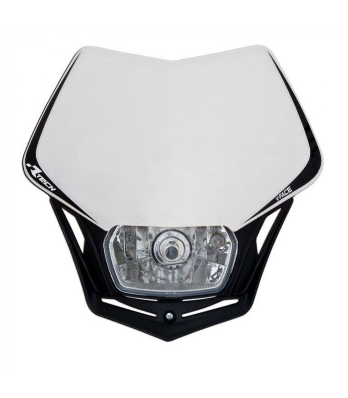 RTECH V-FACE FULL LED HEADLIGHTS (WHITE/BLACK) | TopFun.com