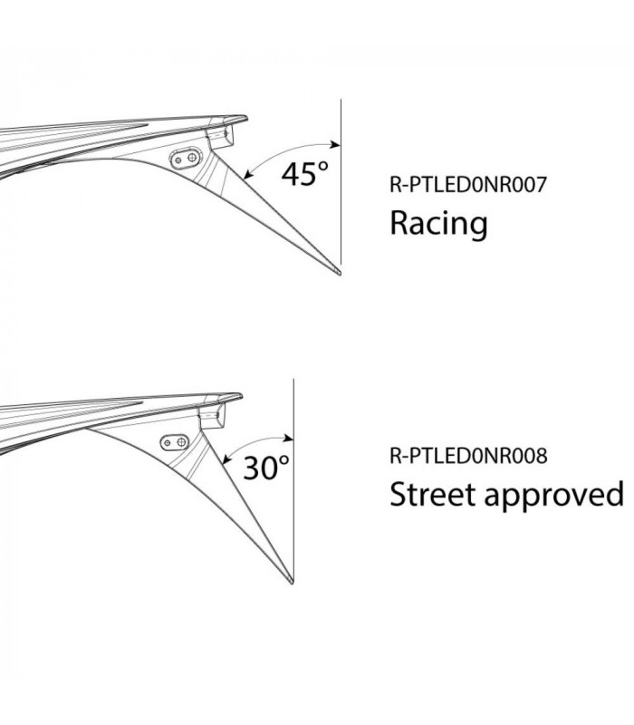 PORTAMATRÍCULA RTECH DEVIL RACING (45º) | TopFun.com