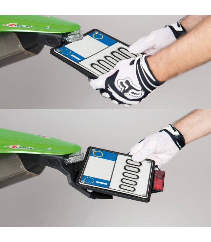 PORTAMATRÍCULA RTECH INTEGRA STREET (NEGRO) | TopFun.com