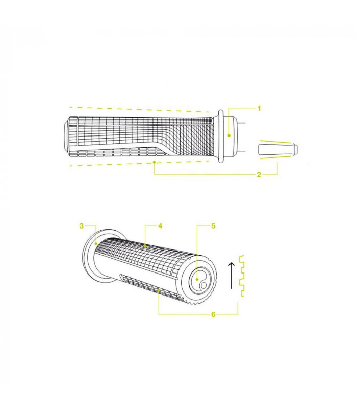ERGON GE1 EVO FACTORY SLIM GRIPS FROZEN ORANGE | TopFun.com